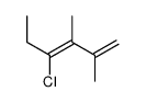 4-chloro-2,3-dimethylhexa-1,3-diene结构式