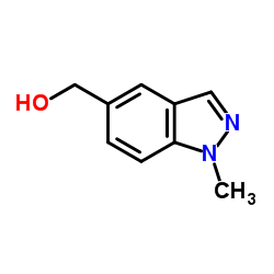 (1-methyl-1H-indazol-5-yl)methanol structure