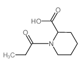 1-Propionyl-2-piperidinecarboxylic acid Structure
