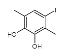 4-iodo-3,6-dimethyl-1,2-benzenediol结构式