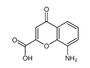 4H-1-Benzopyran-2-carboxylicacid,8-amino-4-oxo-(9CI)结构式