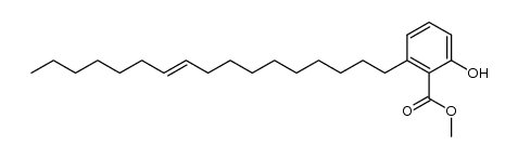 methyl 2-(heptadec-10-en-1-yl)-6-hydroxybenzoate Structure