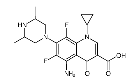 Sparfloxacin structure