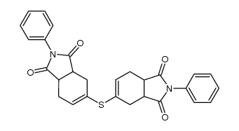 4,4'-thiobis(N-phenyl-1,2,3,6-tetrahydrophthalimide)结构式