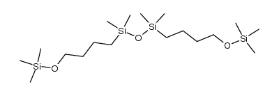 1,3-bis(4-trimethylsiloxybutyl)tetramethyldisiloxane Structure