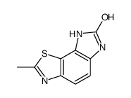 6H-Imidazo[4,5-g]benzothiazol-7-ol,2-methyl-(6CI)结构式