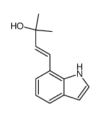 4-(indol-7-yl)-2-methyl-3-buten-2-ol Structure