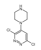 3,6-dichloro-4-piperazin-1-yl-pyridazine Structure