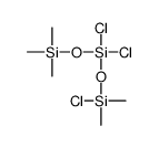 dichloro-[chloro(dimethyl)silyl]oxy-trimethylsilyloxysilane结构式