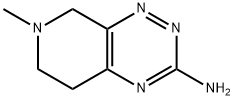 7-Methyl-5,6,7,8-tetrahydro-pyrido[4,3-e][1,2,4]triazin-3-ylamine Structure