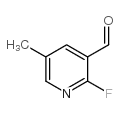 2-Fluoro-5-methylnicotinaldehyde structure