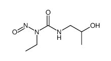 N-(nitrosoethyl)-N'-(2-hydroxypropyl)urea Structure