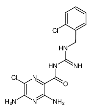 2-chlorobenzylamiloride结构式