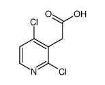 (2,4-Dichloro-3-pyridinyl)acetic acid Structure