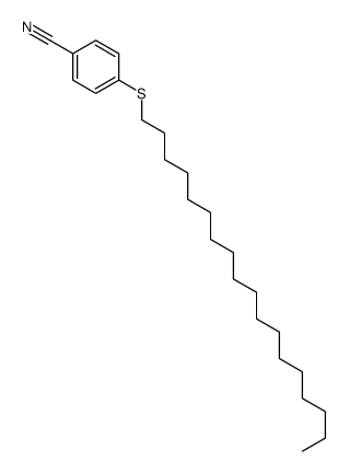 4-octadecylsulfanylbenzonitrile Structure