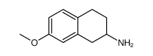2-AMINO-1,2,3,4-TETRAHYDRO-7-METHOXYNAPHTHALENE Structure