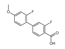 2-fluoro-4-(2-fluoro-4-methoxyphenyl)benzoic acid结构式