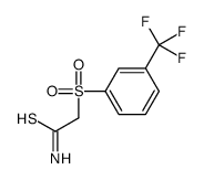 2-{[3-(Trifluoromethyl)phenyl]sulfonyl}ethanethioamide结构式