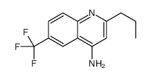 4-Amino-2-propyl-6-trifluoromethylquinoline结构式