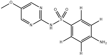 Sulfameter-d4 structure