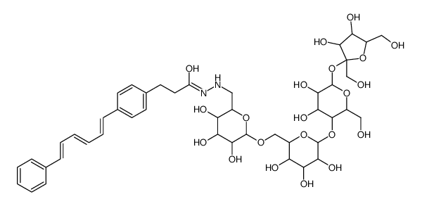 diphenylhexatrienylpropanoylhydrazylstachyose Structure