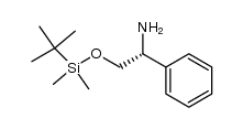 (R)-2-amino-2-phenyl-tert-butyldimethylsilyloxyethane Structure