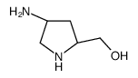 [(2S,4S)-4-Amino-2-pyrrolidinyl]methanol Structure