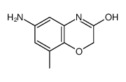 6-amino-8-methyl-2H-1,4-benzoxazin-3(4H)-one(SALTDATA: HCl)结构式