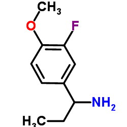 1-(3-Fluoro-4-methoxyphenyl)-1-propanamine Structure