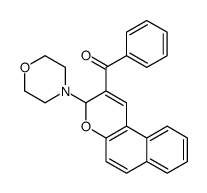 (3-morpholin-4-yl-3H-benzo[f]chromen-2-yl)-phenylmethanone Structure