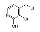 3-chloro-4-(chloromethyl)-1H-pyridin-2-one Structure