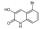 5-bromo-3-hydroxy-1H-quinolin-2-one结构式