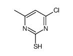 4-chloro-6-methyl-1H-pyrimidine-2-thione结构式