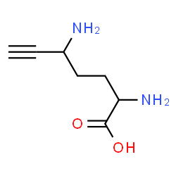 6-Heptynoicacid,2,5-diamino-(9CI) Structure