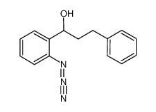 1-(2-azido-phenyl)-3-phenyl-propan-1-ol结构式
