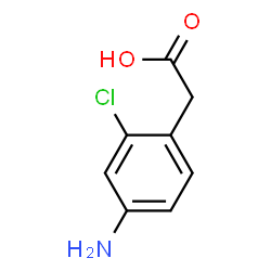 2-(4-Amino-2-chlorophenyl)acetic acid structure