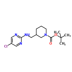 2-Methyl-2-propanyl 3-{[(5-chloro-2-pyrimidinyl)amino]methyl}-1-piperidinecarboxylate picture