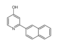 2-naphthalen-2-yl-1H-pyridin-4-one Structure