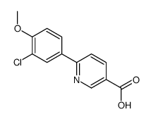 6-(3-chloro-4-methoxyphenyl)pyridine-3-carboxylic acid Structure