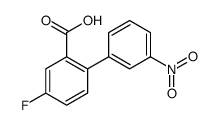 5-fluoro-2-(3-nitrophenyl)benzoic acid结构式