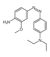4-((4-AMINO-3-METHOXYPHENYL)-AZO)-N,N-DIETHYLANILINE structure