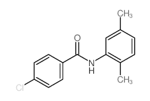 4-chloro-N-(2,5-dimethylphenyl)benzamide Structure