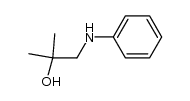 2-methyl-1-(phenylamino)propan-2-ol Structure