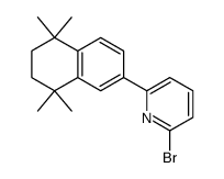 2-bromo-6-(5,5,8,8-tetramethyl-5,6,7,8-tetrahydronaphthalen-2-yl)pyridine Structure