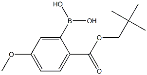 5-methoxy-2-(neopentyloxycarbonyl)phenylboronic acid Structure