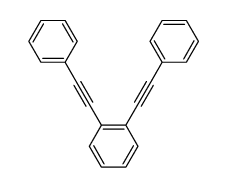 1,2-bis(2-phenylethynyl)benzene Structure
