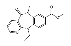 methyl 11-ethyl-6-methyl-5-oxopyrido[3,2-c][1,5]benzodiazepine-8-carboxylate Structure