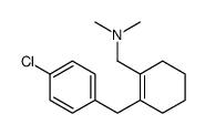 1-[2-[(4-chlorophenyl)methyl]cyclohexen-1-yl]-N,N-dimethylmethanamine Structure