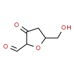 2-Furancarboxaldehyde, tetrahydro-5-(hydroxymethyl)-3-oxo- (9CI) Structure