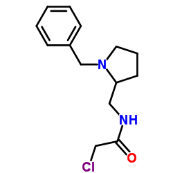 N-[(1-Benzyl-2-pyrrolidinyl)methyl]-2-chloroacetamide结构式